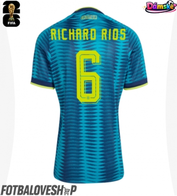 Kolumbie Richard Rios #6 Dámské Venkovní Dres MS 2026 Krátký Rukáv